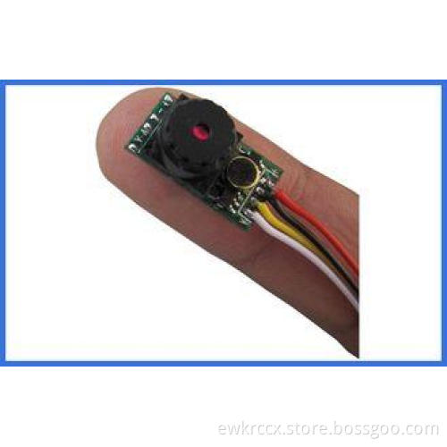 NTSC Pinhole CCTV Mini Night Vision Camera for Home Securit